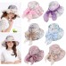 s Lady Floral Hat Wide Brim Beach Hats Outdoor AntiUV Sun Protections Caps  eb-46386554